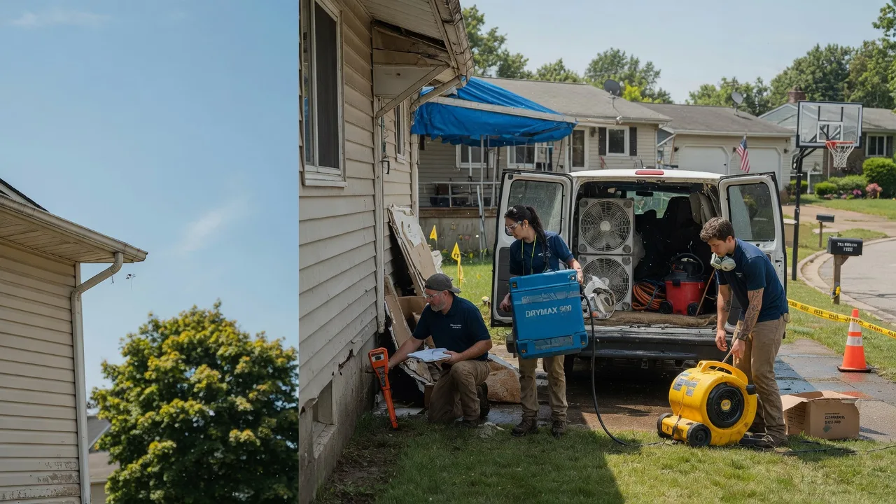 Ceiling Leak Cleanup in Cameron, WI near me